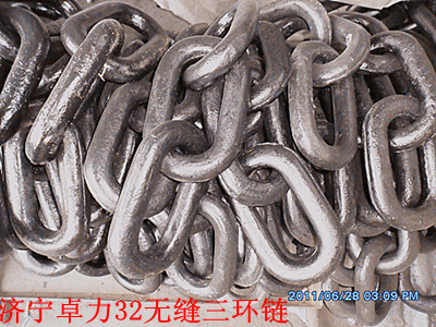 32無(wú)縫三環(huán)鏈安全標(biāo)準(zhǔn)參數(shù)，材質(zhì)